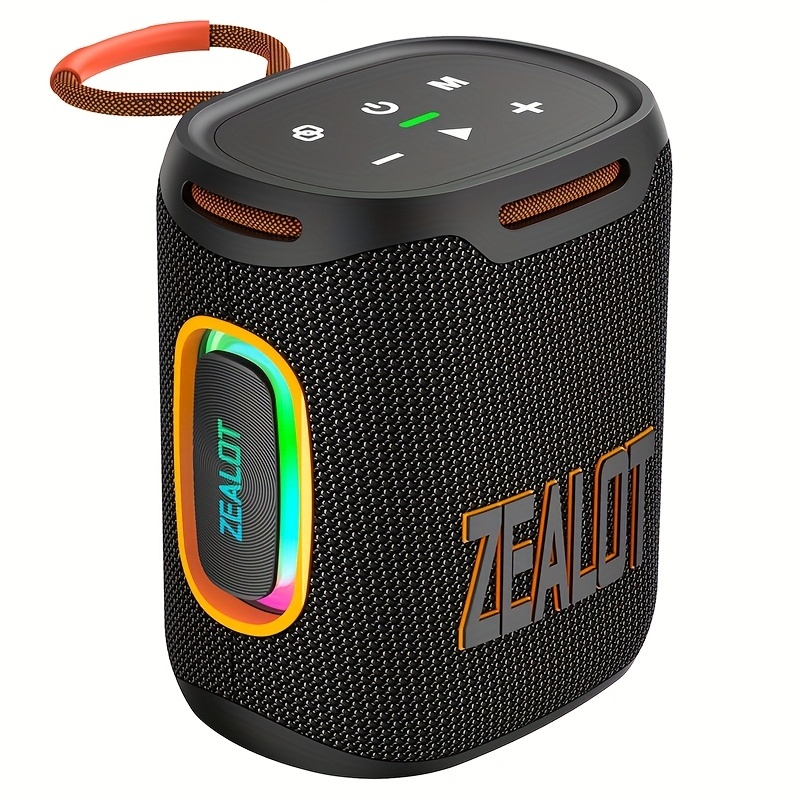 Portable Wireless Speaker with RGB Lighting TWS Hands-free Calling