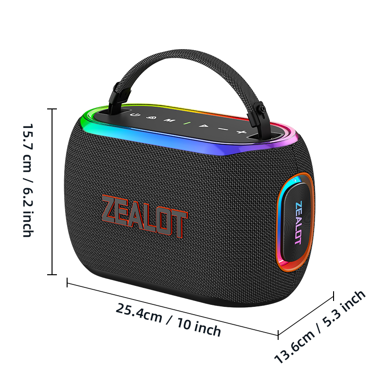 The new S182 portable outdoor speaker can be used directly with an app.
