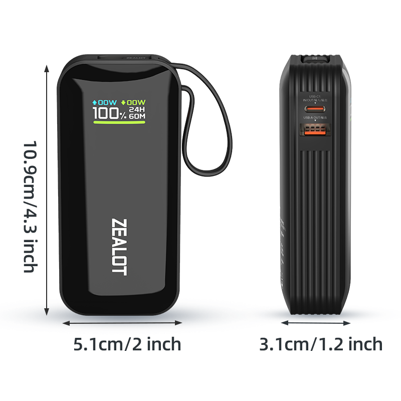 Outdoor portable ultra-fast charging power bank