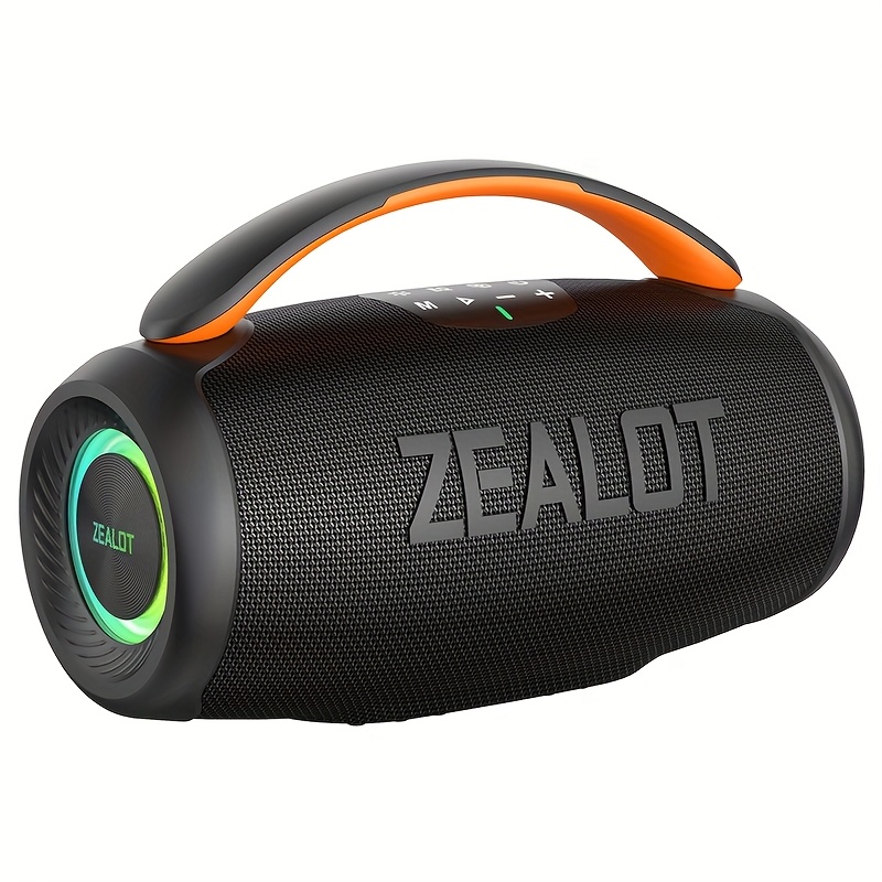 Wireless portable speaker with dual woofers and long battery