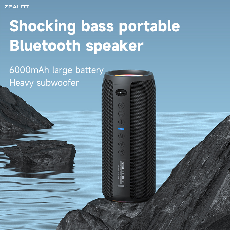 The 40W wireless speaker boasts powerful bass and immersive 3D surround sound speakers.