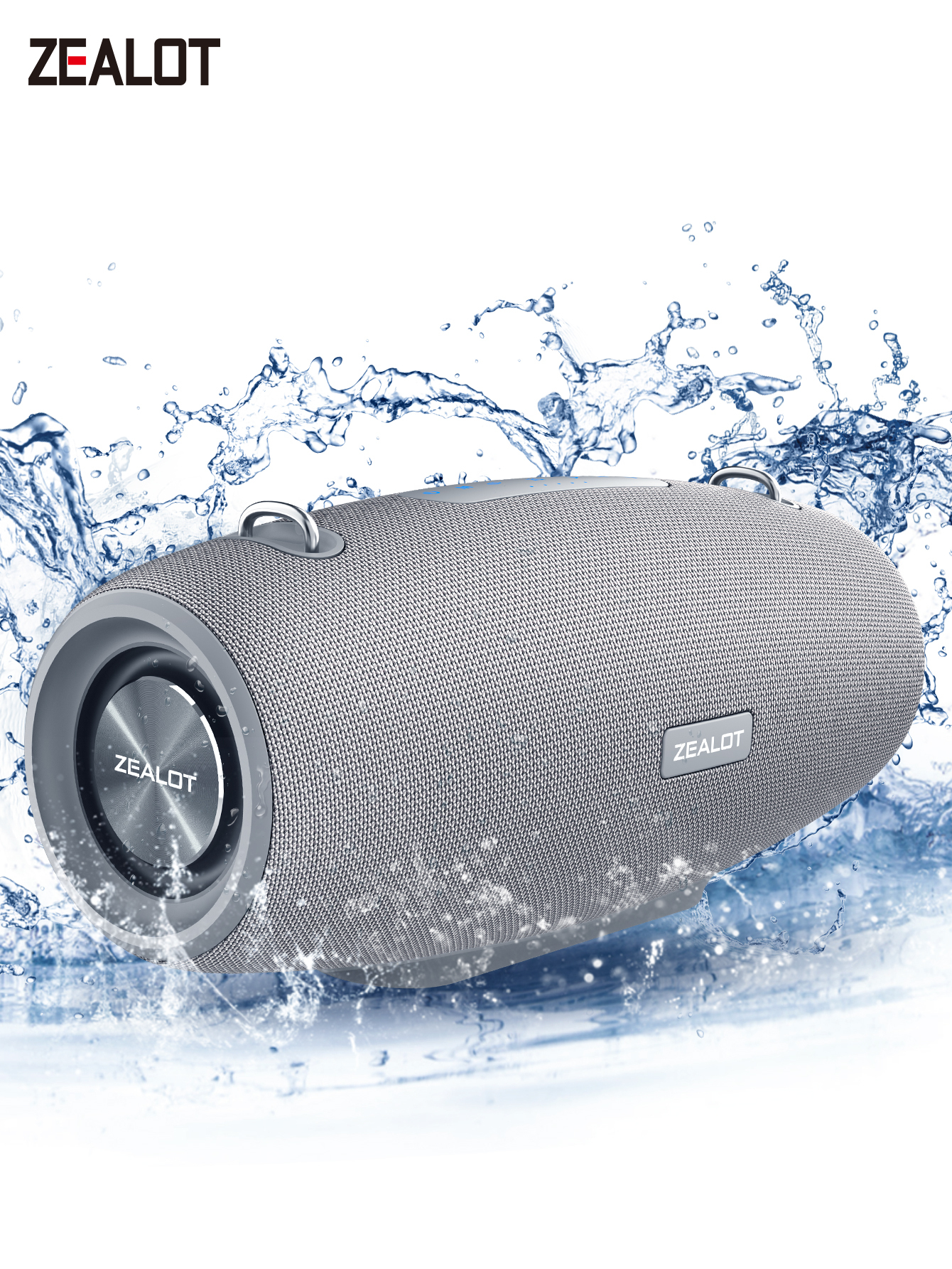 Wireless Partybox Speaker with Strap, Dual Pairing.