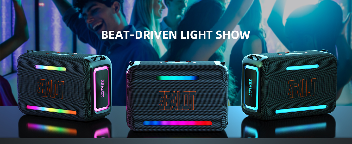 bluetooth speaker with lights