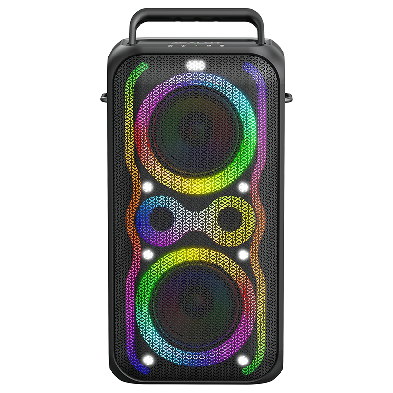 250W portable speaker and subwoofer, 7.1.2 channel audio system