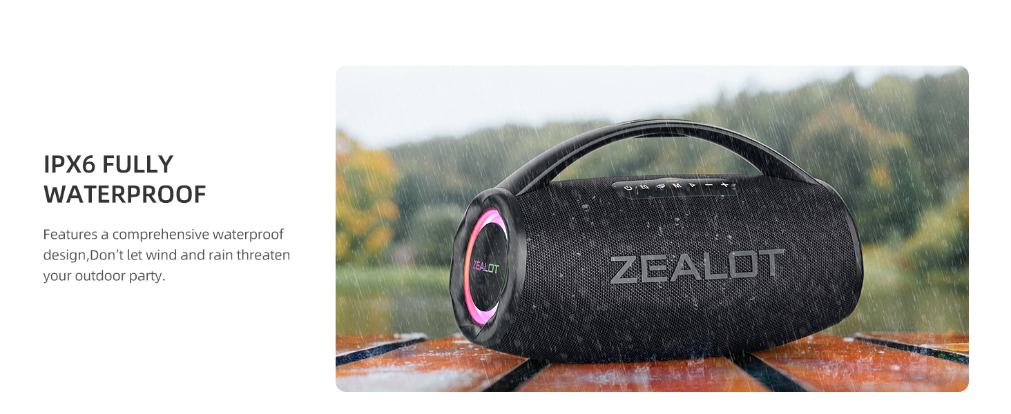 IPX6 FULLY WATERPROOF