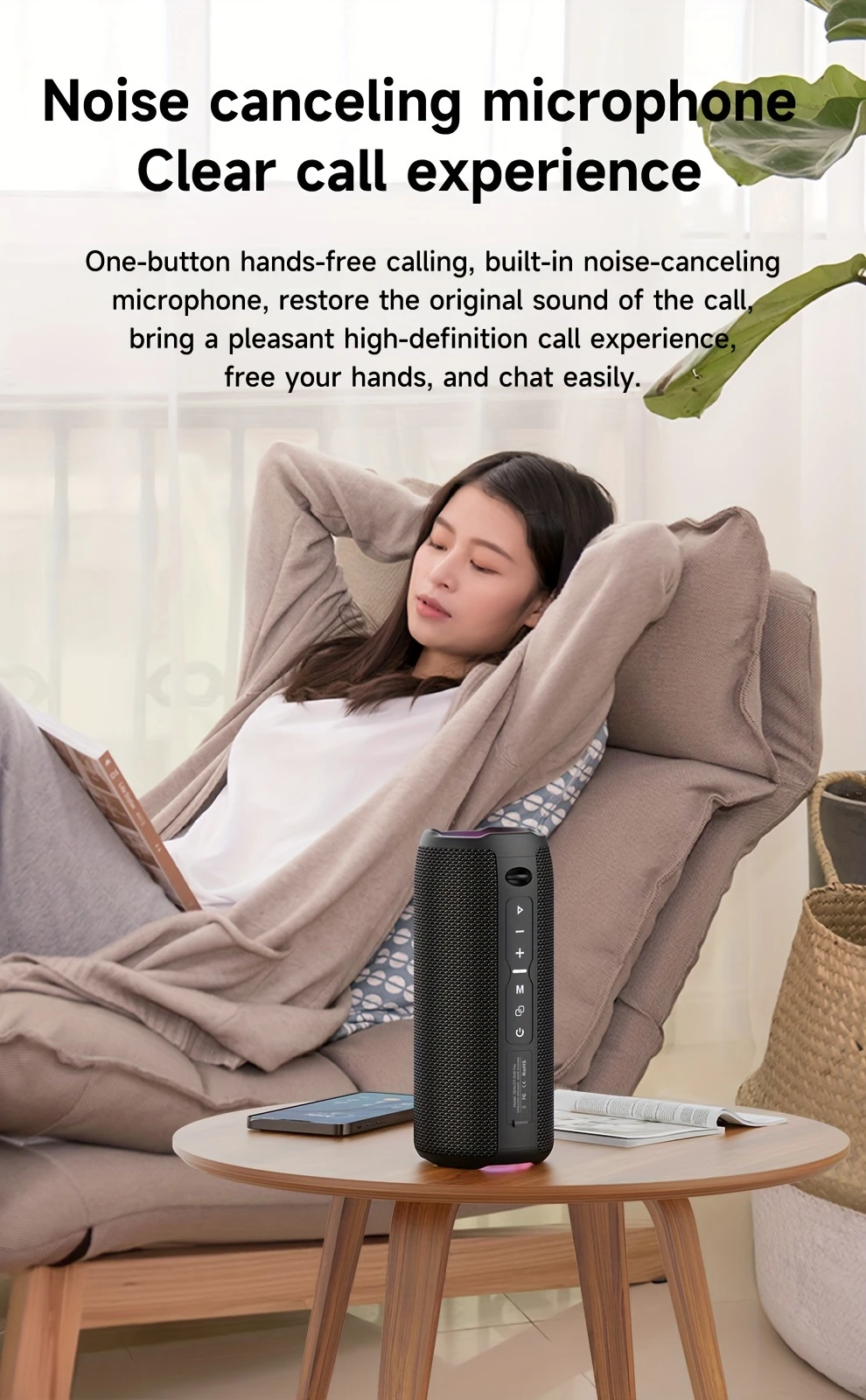   s49pro 20w portable wireless speaker dual speakers bass boost   audio 3000mah long   rgb lights   8 hour playtime   for smartphones tablets tvs usb c charging ipx5 no charging adapters supports sd card usb aux for indoor party beach music stage use details 7