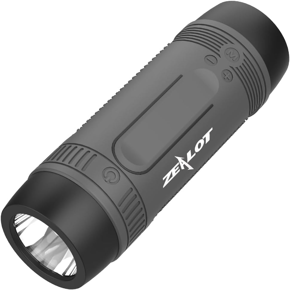 Bicycle Portable Speaker with LED Flashlight