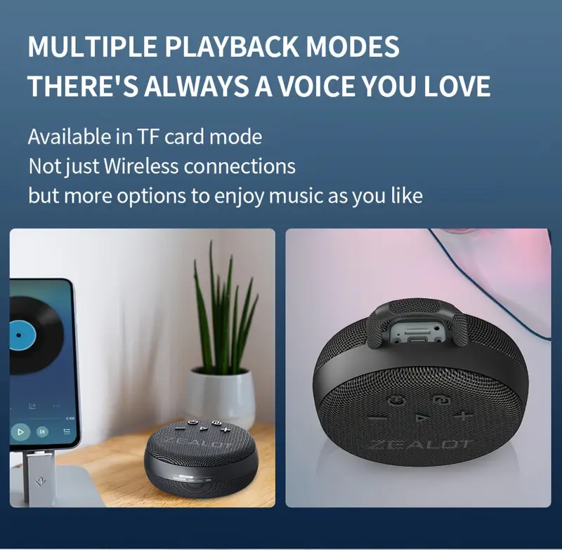  mini wireless speakers wireless speaker dual pairing 1800mah battery   playtime loud stereo   bass charging cable connect with mobile phone tablet tv details 8