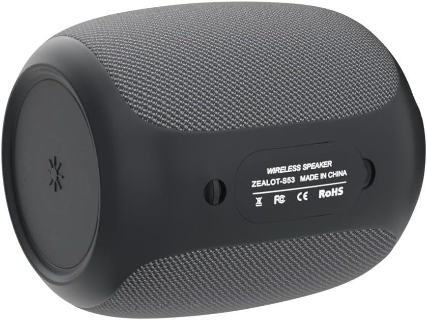 Portable Waterproof Wireless Bluetooth Speaker with LED Light