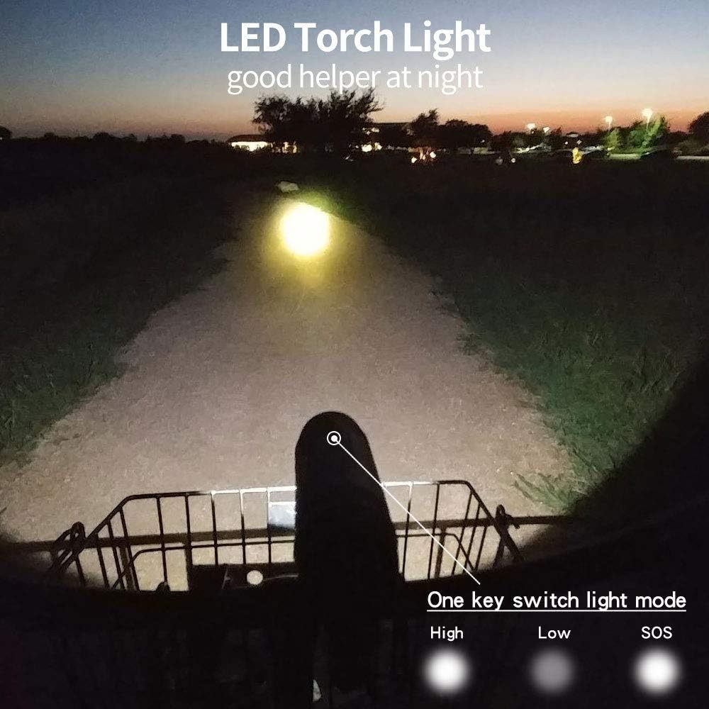 Bicycle Portable Speaker with LED Flashlight