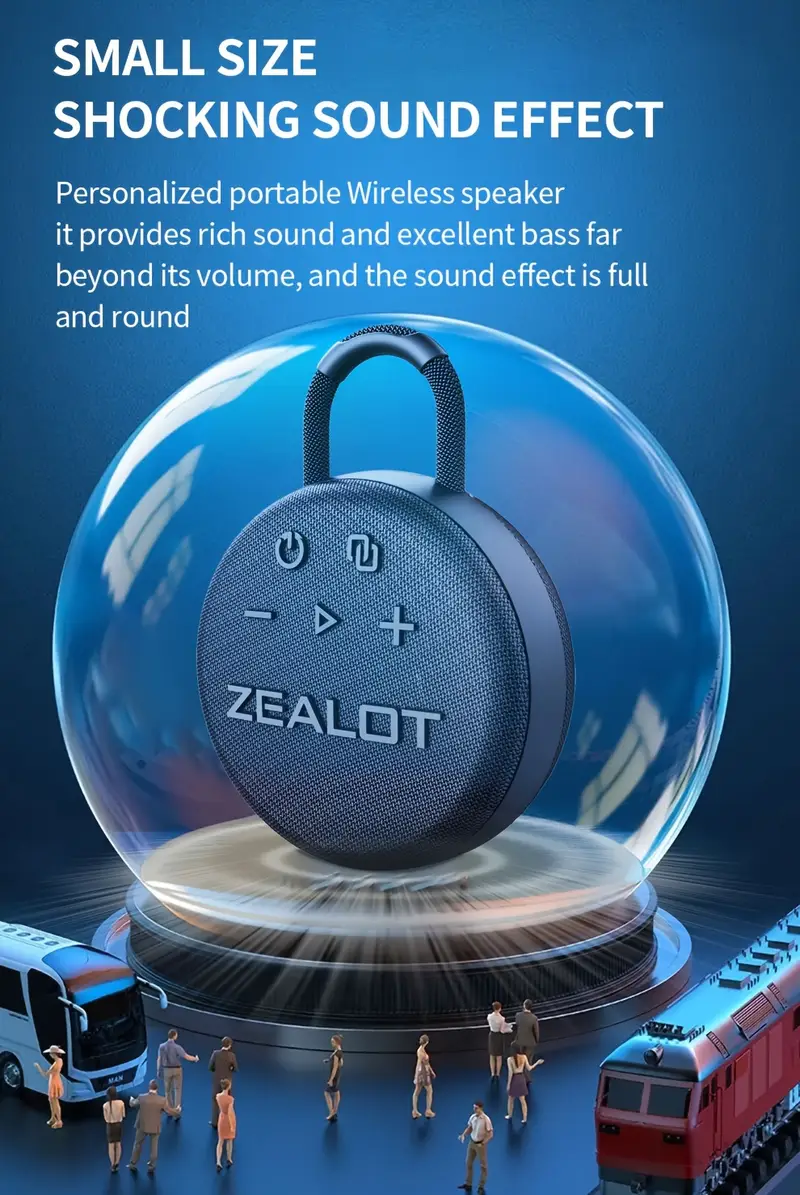   mini wireless speakers wireless speaker dual pairing 1800mah battery   playtime loud stereo   bass charging cable connect with mobile phone tablet tv details 2