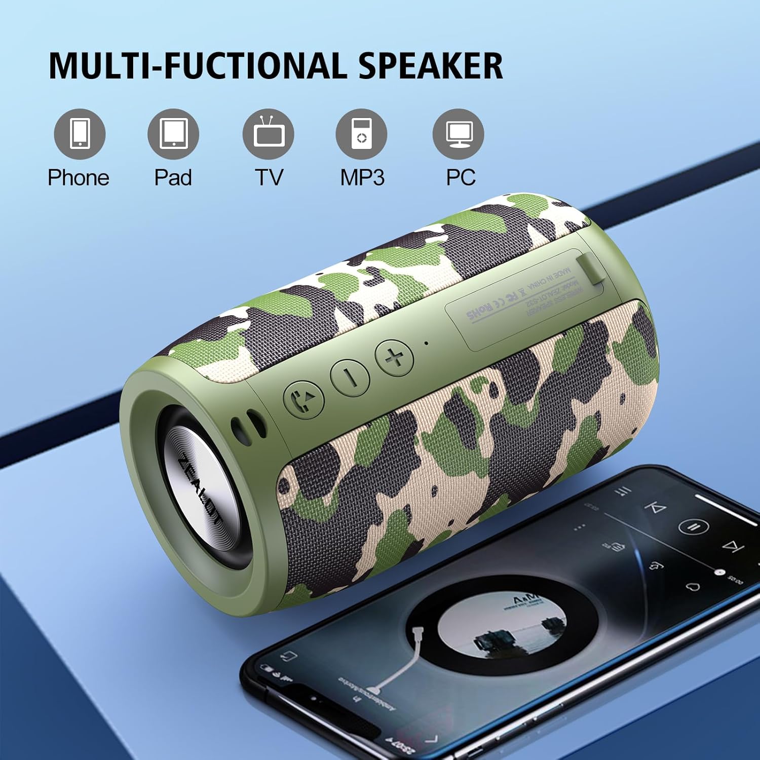 Portable Wireless Bluetooth Small Outdoor Speaker
