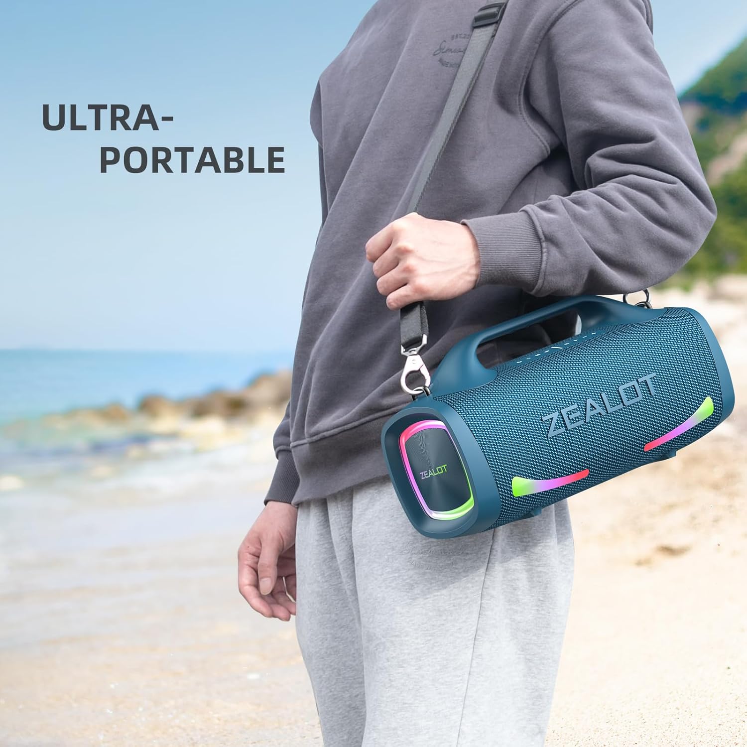 ボーボボ Wireless powerful sound speaker, dual pairing, XBass – ZEALOT