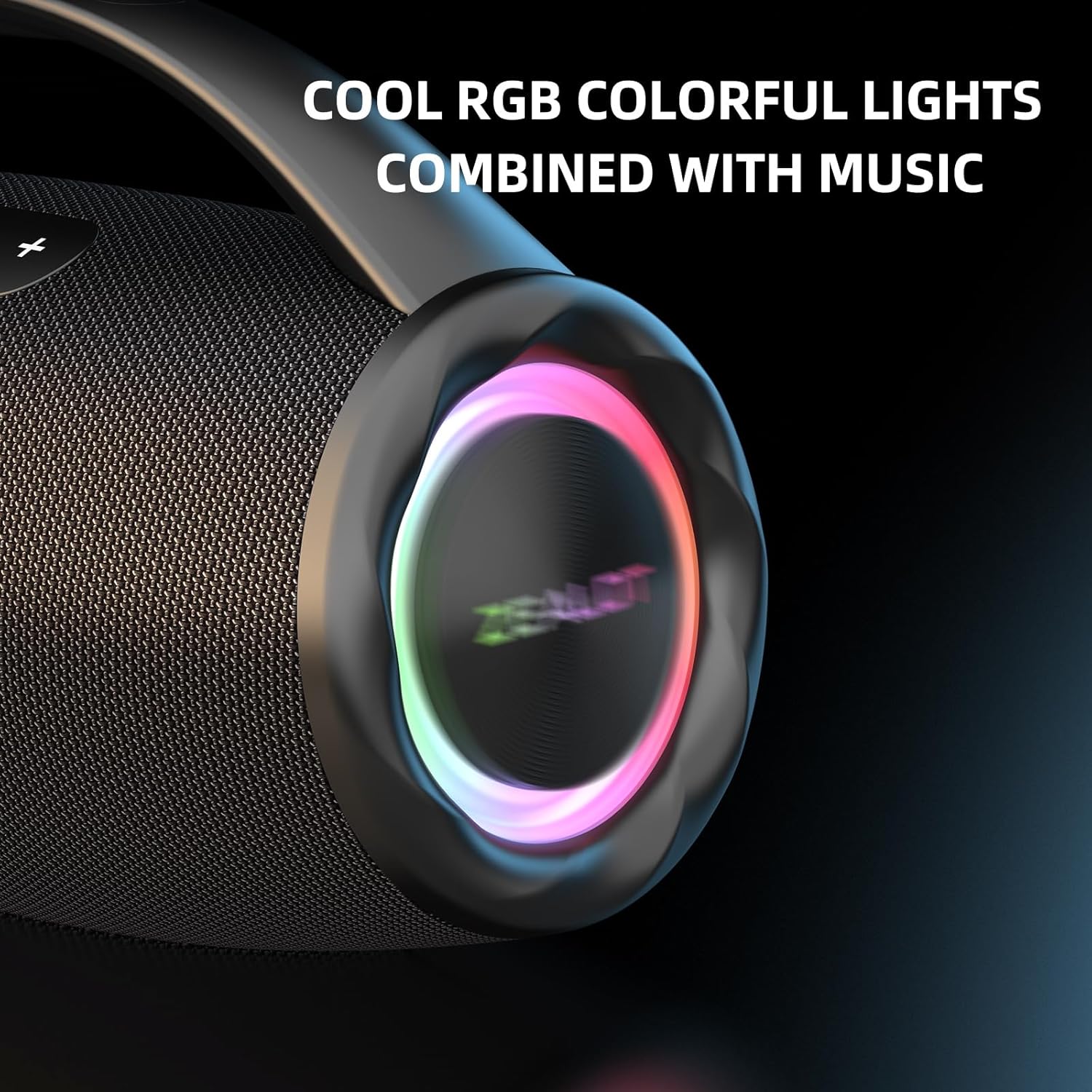 ZEALOT Portable Speaker, 80W Loud with Booming Bass, IP67 Waterproof,