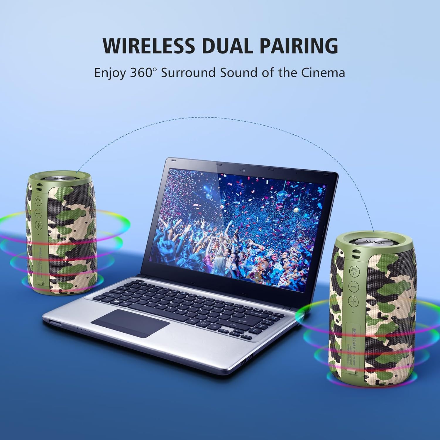 Portable Wireless Bluetooth Small Outdoor Speaker