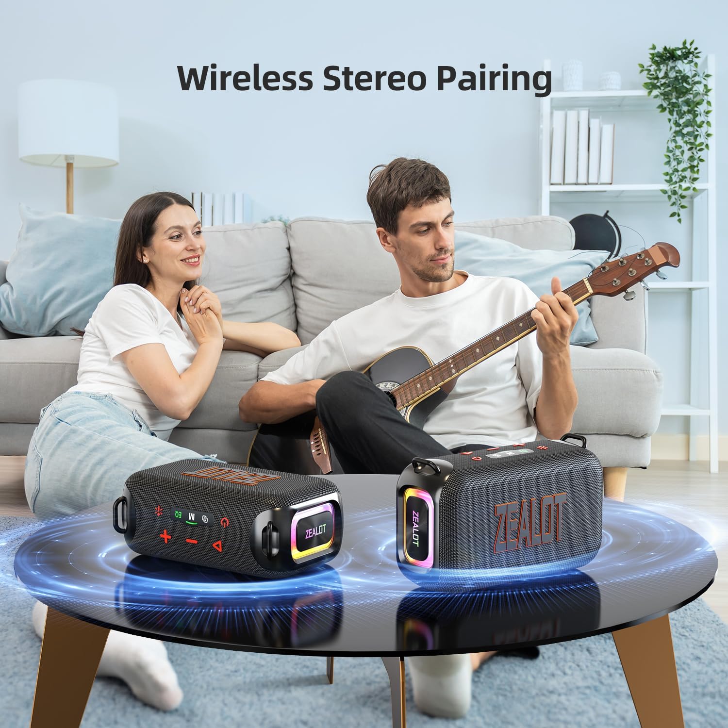 Home/home outdoor portable speakers, wireless dual configuration, travel speakers,
