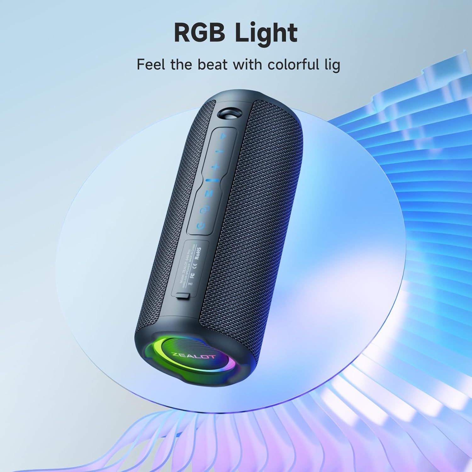 Bluetooth Outdoor Waterproof Wireless Speaker with Loud Bass