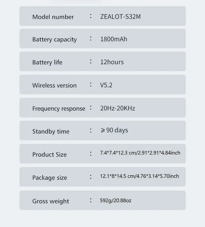   s32 wireless speaker with dual karaoke microphones 5  mnidirectional sound 1800mah battery 12 hours playtime tws dual pairing   bass for parties and entertainment karaoke microphone modern speaker design compact size details 11