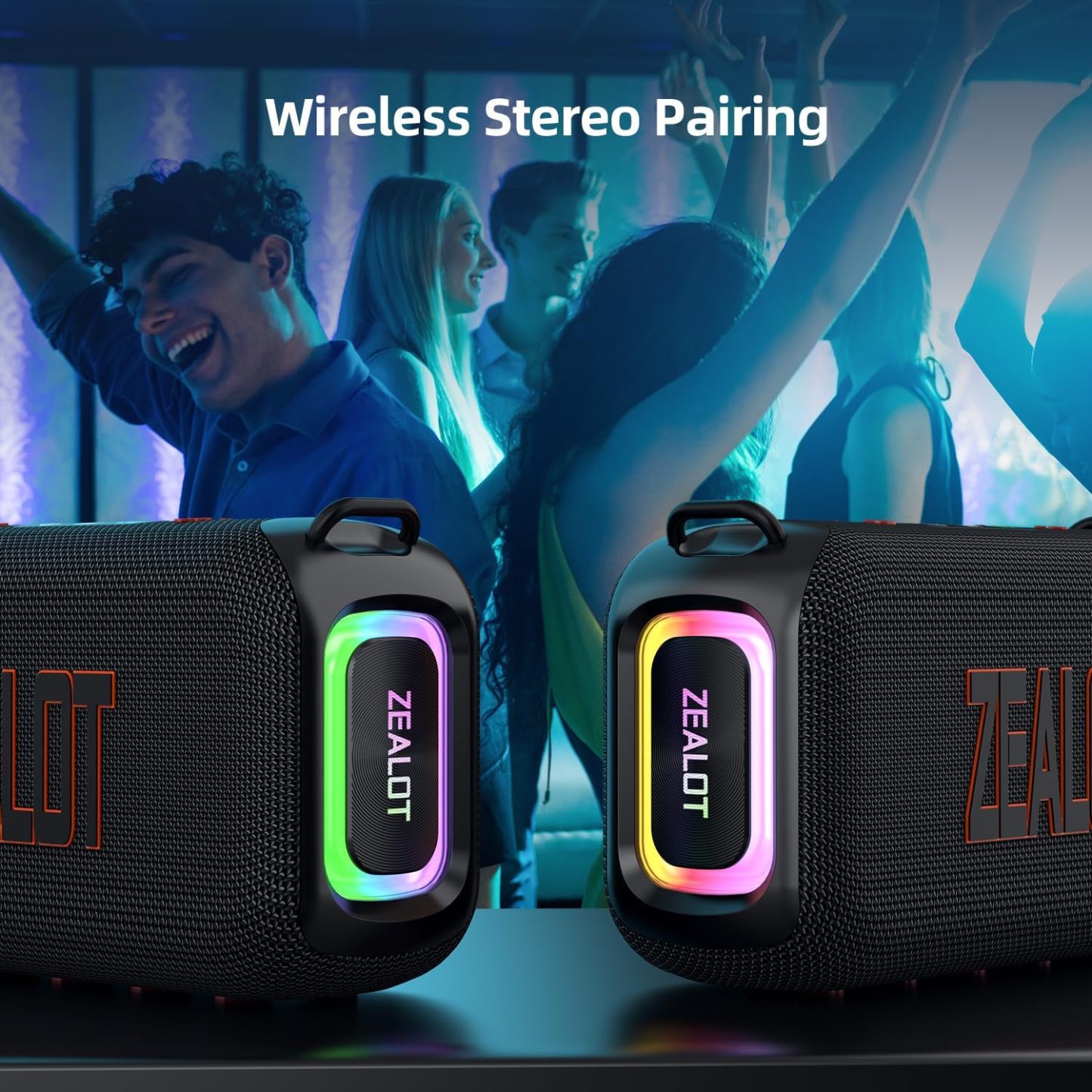 Home/home outdoor portable speakers, wireless dual configuration, travel speakers,