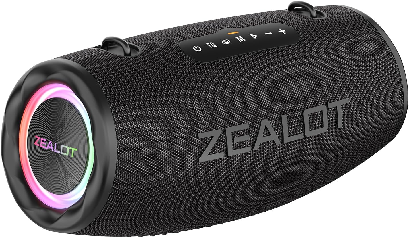 Portable Bluetooth Speaker, Stereo Sound, Deep Bass – ZEALOT
