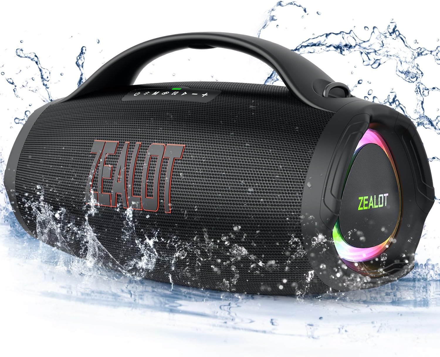 Portable Bluetooth speaker, suitable for home, outdoor, party