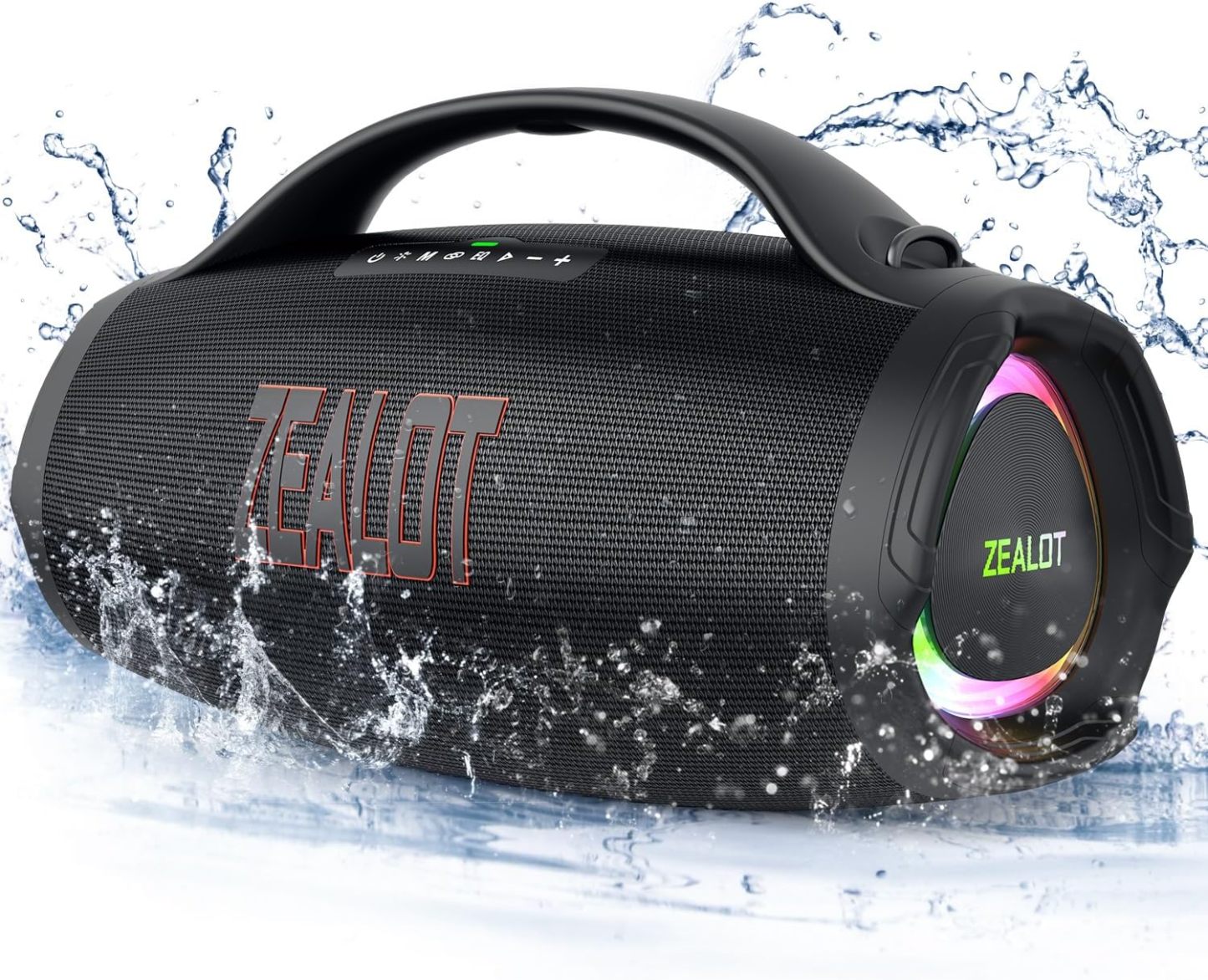 Portable Bluetooth speaker, suitable for home, outdoor, party, travel-ZEALOT