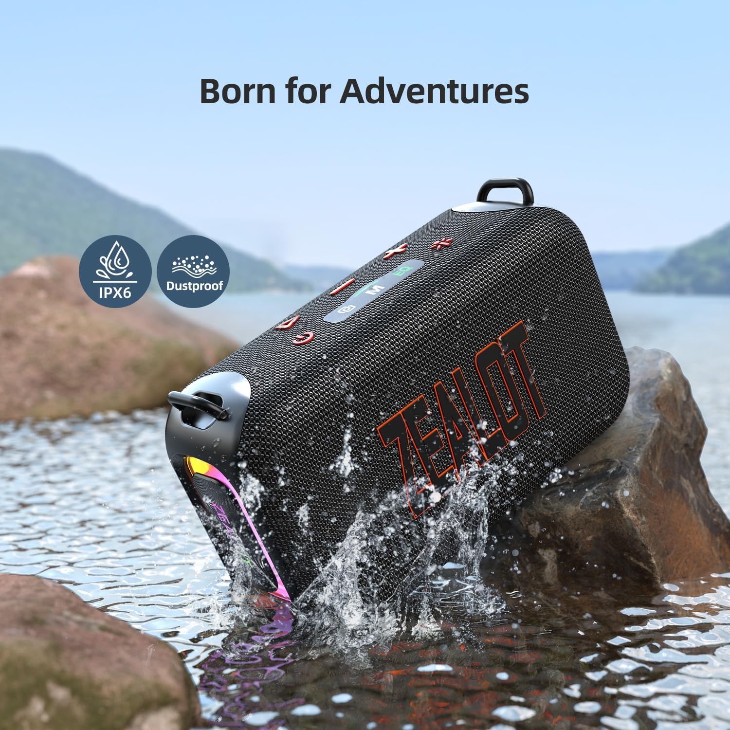 Home/home outdoor portable speakers, wireless dual configuration, travel speakers,