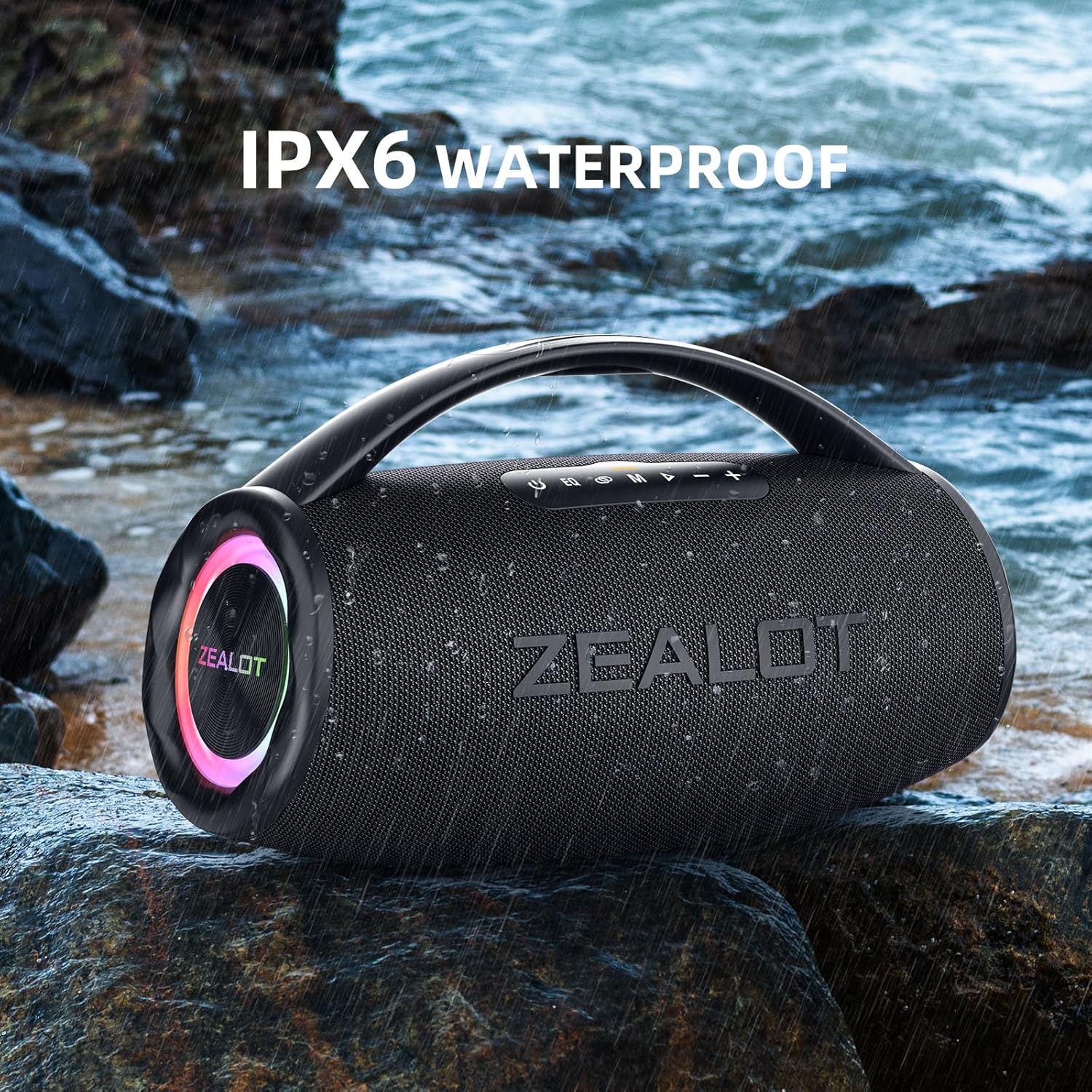 スピーカー・ウーファー ZEALOT Powerful Bass Party Speaker Amazon.com: ZEALOT Portable Bluetooth Speaker, 80W Peak