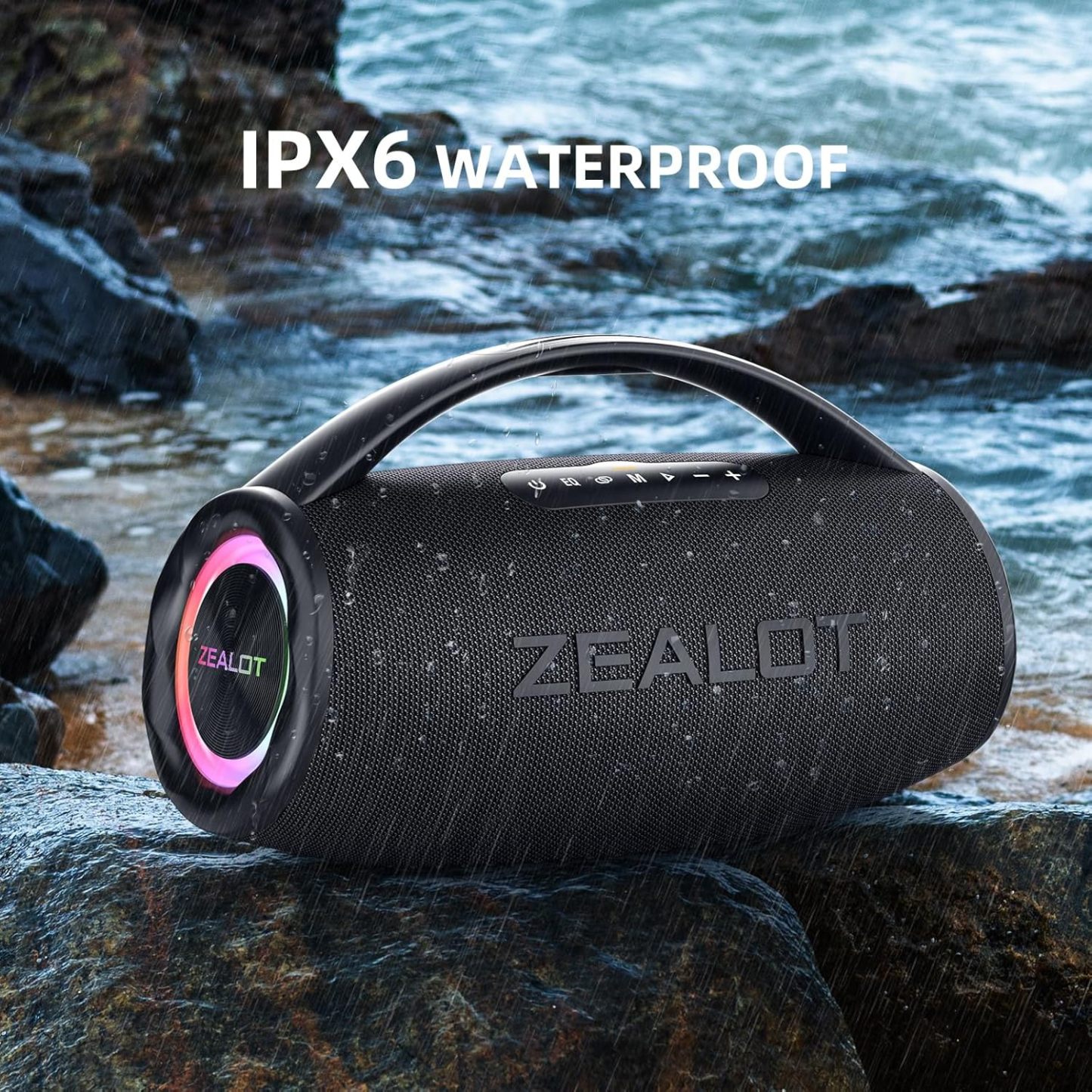 Portable speaker, powerful bass, great speaker for outdoor use
