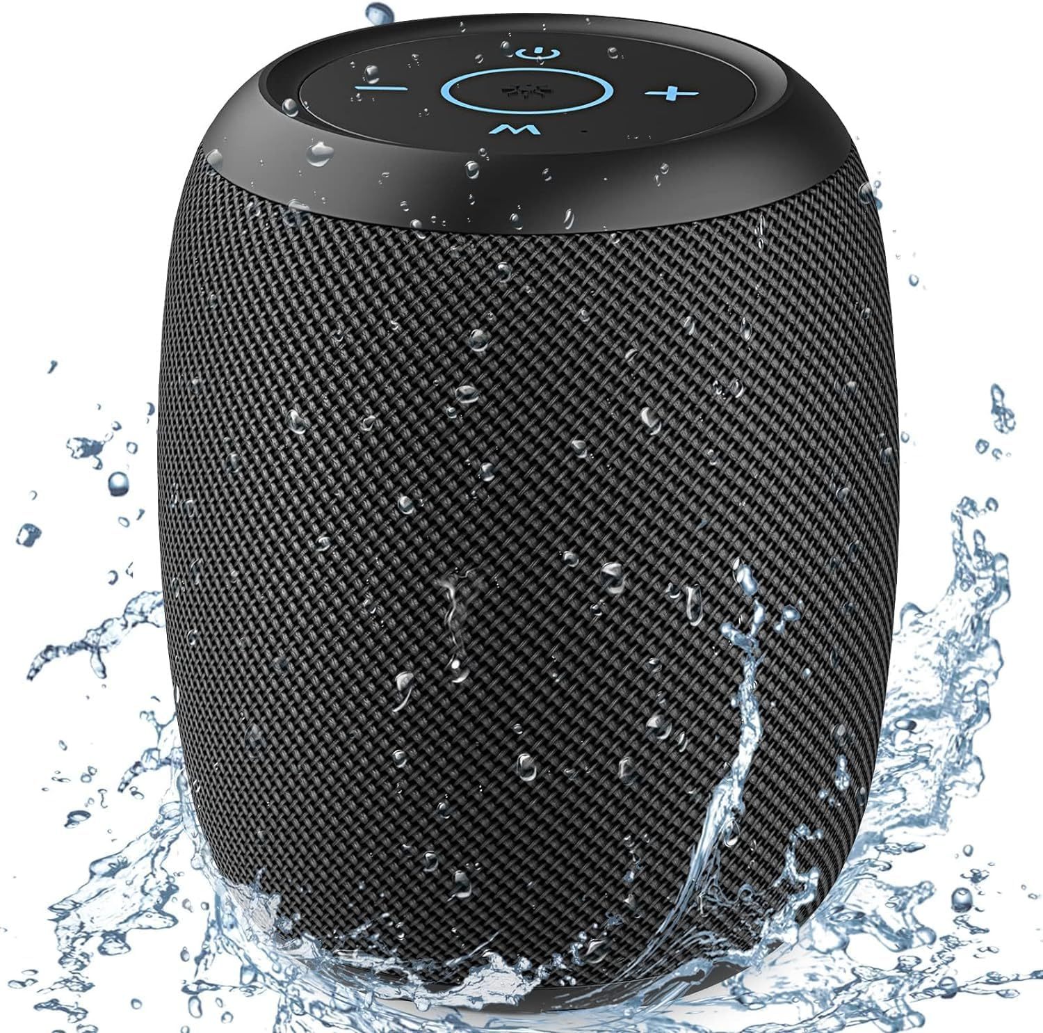 Portable Waterproof Wireless Bluetooth Speaker with LED Light