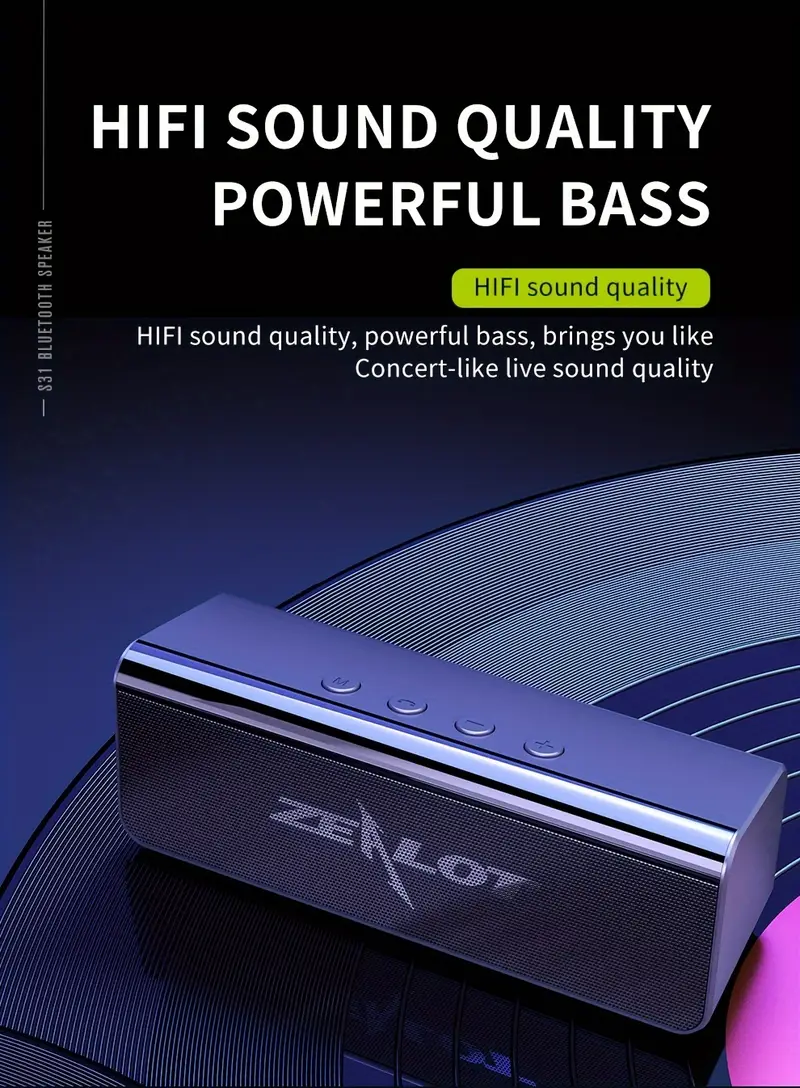   s31 10w high power wireless speaker portable dual speakers bass 1800mah battery 8 hour playtime   usb charging tws no battery included ideal for home car tabletop   tablet     tablet   details 0