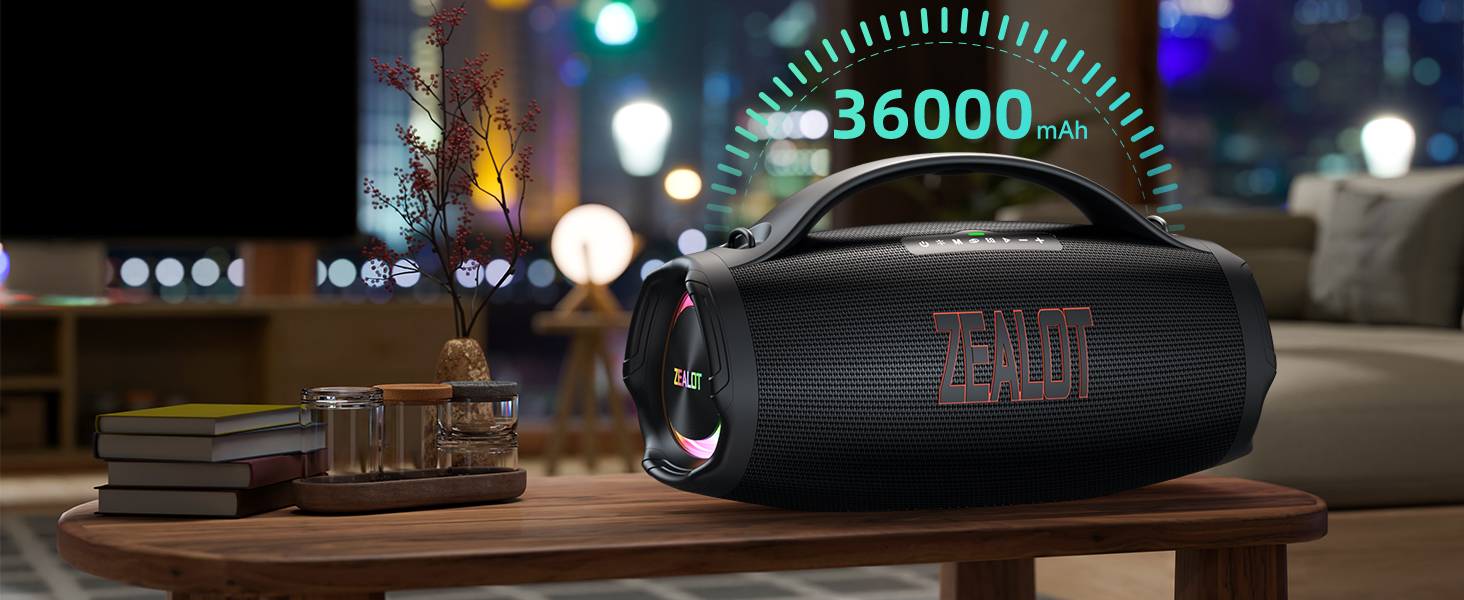 Large bluetooth speaker with bass
