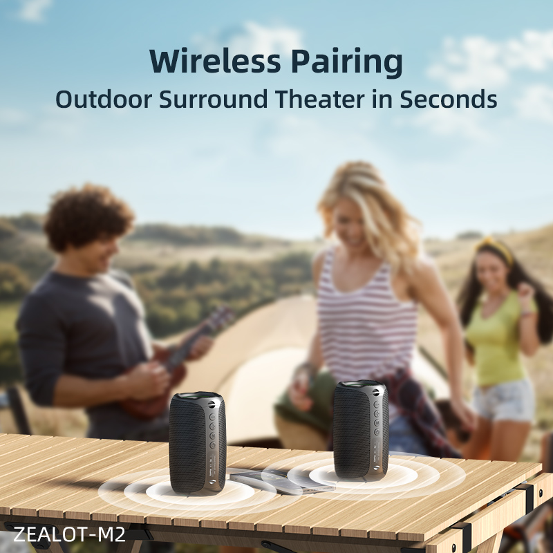 High Performance Portable Outdoor Subwoofer Bluetooth Speaker