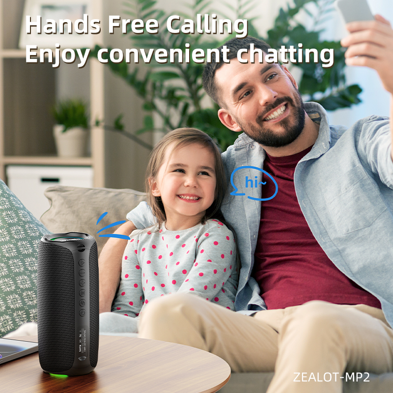 ZEALOT MP2 High Performance Portable Outdoor Subwoofer Bluetooth Speaker