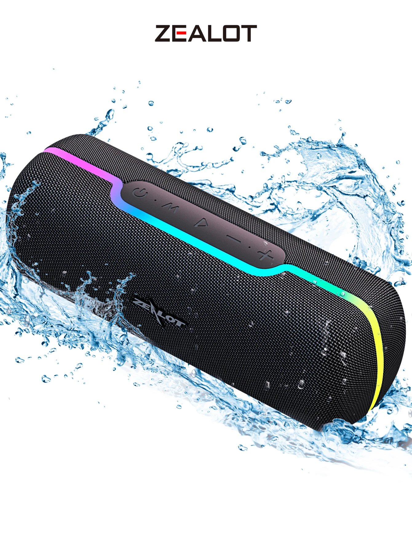 Wireless Speaker Fabric Car Speaker Outdoor Portable Dual Speaker