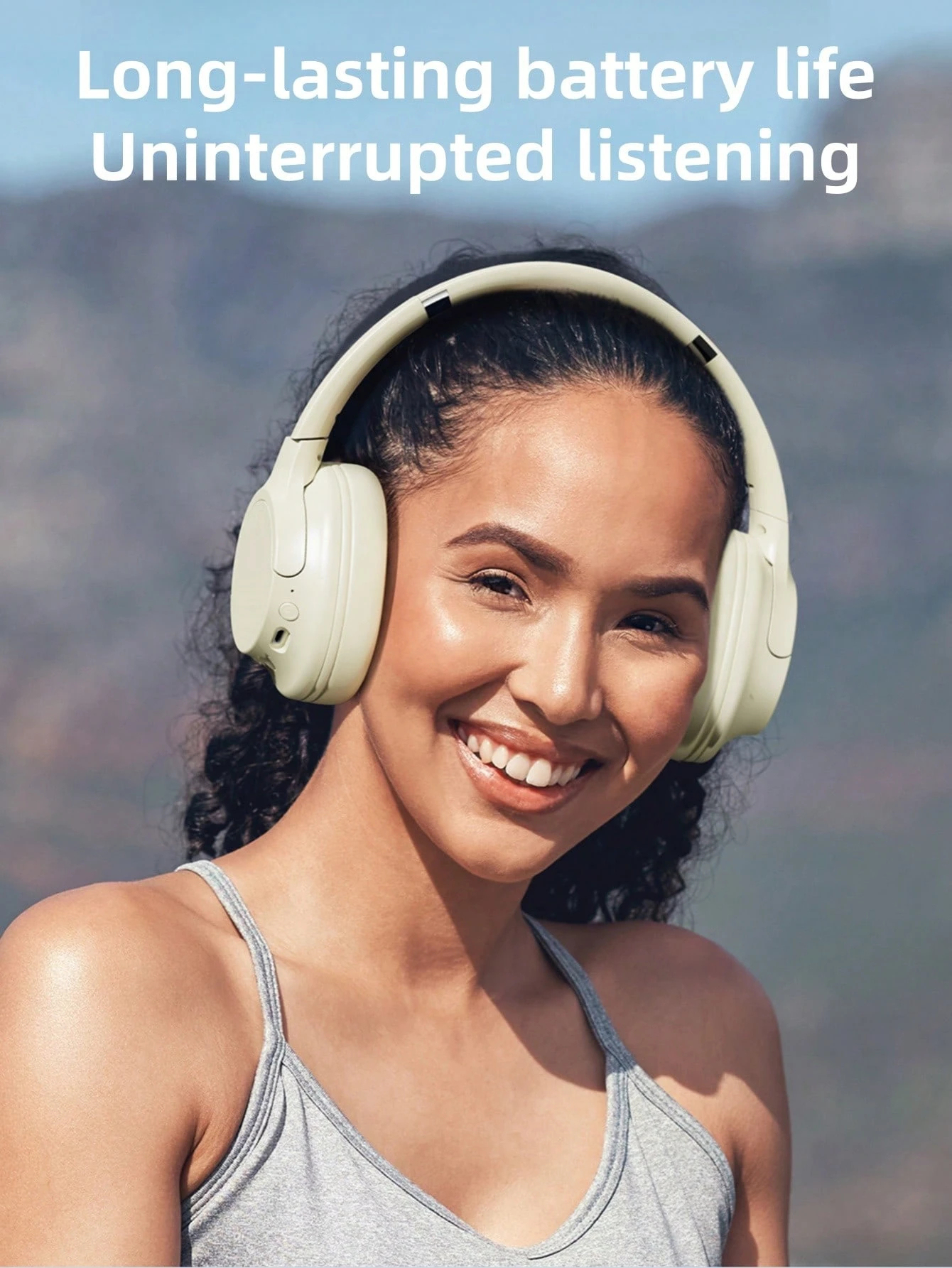 Wireless headphones, full coverage, high-fidelity stereo