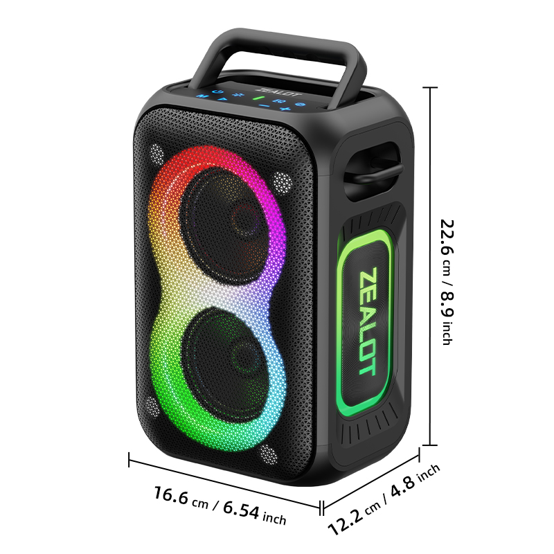 New PT02 outdoor enhanced 3D bass surround speaker – ZEALOT