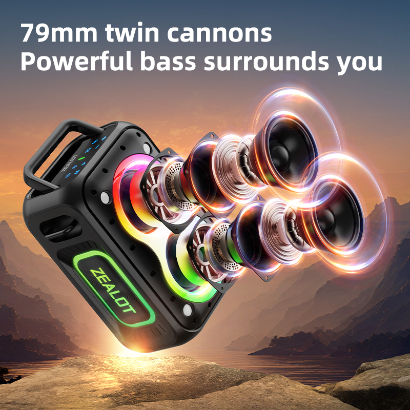 New PT02 outdoor enhanced 3D bass surround speaker