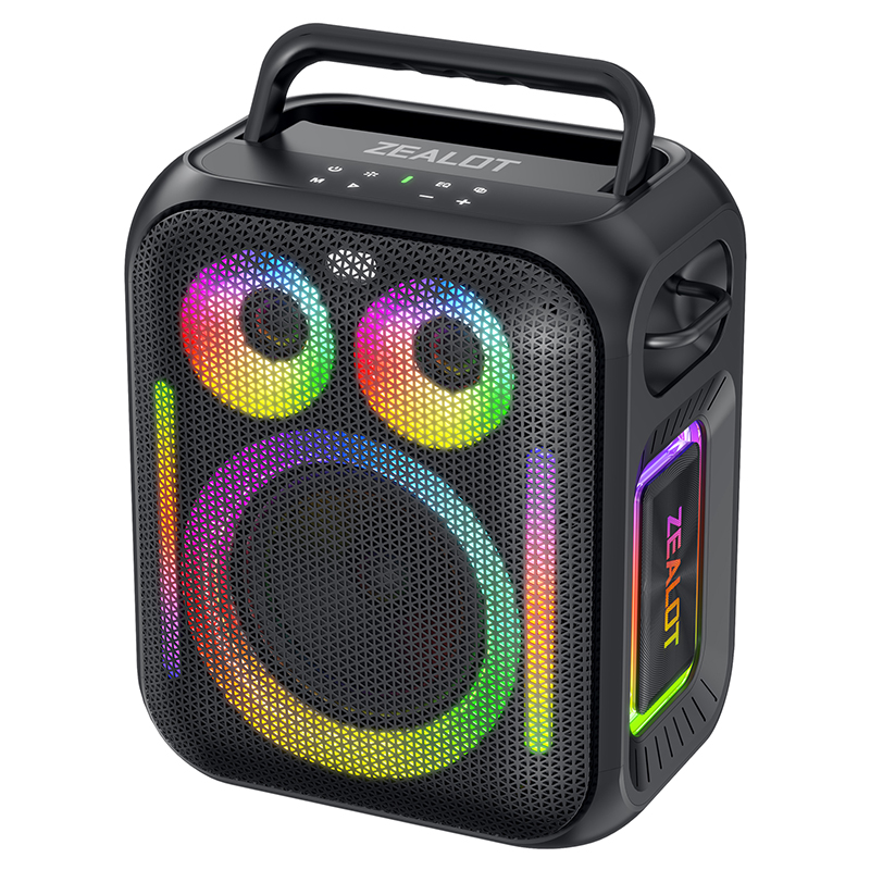 Portable outdoor 3D surround sound speaker