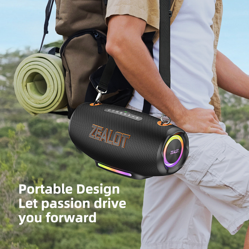 100W Portable Speaker 3D Surround Subwoofer