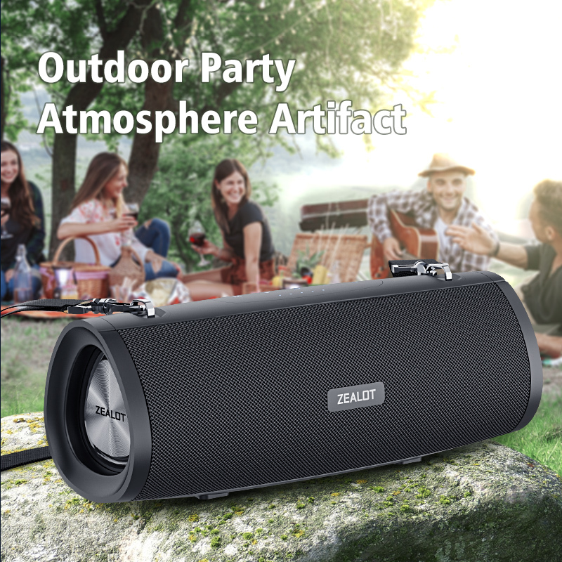 Outdoor wireless portable Bluetooth speaker, long-lasting battery, supports serial port pairing function