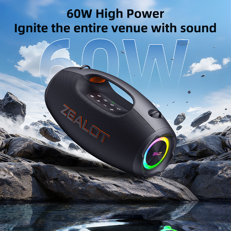 2026 New Outdoor Speaker with 3D Bass – ZEALOT