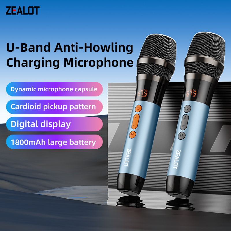 Compatible with ZE41 and ZE51 wireless microphones.