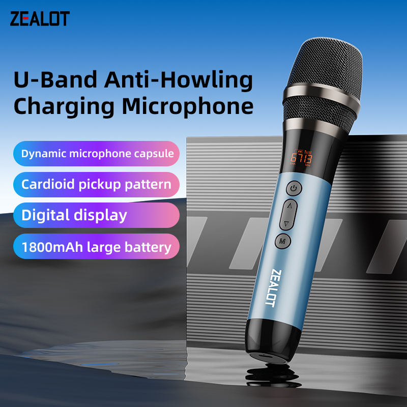 Compatible with ZE41 and ZE51 wireless microphones.