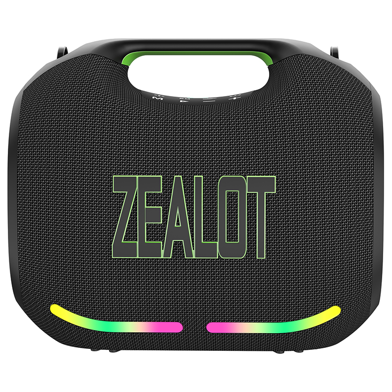 Portable wireless speaker with 4 subwoofers, powerful bass, and 3D
