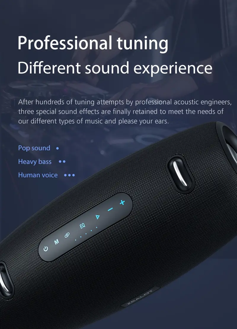   wireless   speakers with shoulder strap 60w dual pairing long   36 hour playtime high quality     smartphones tablets outdoor camping party details 4