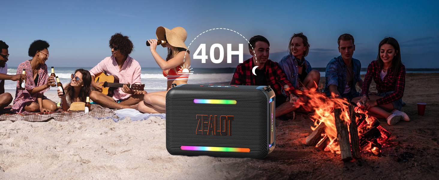 outdoor speaker with built-in power bank