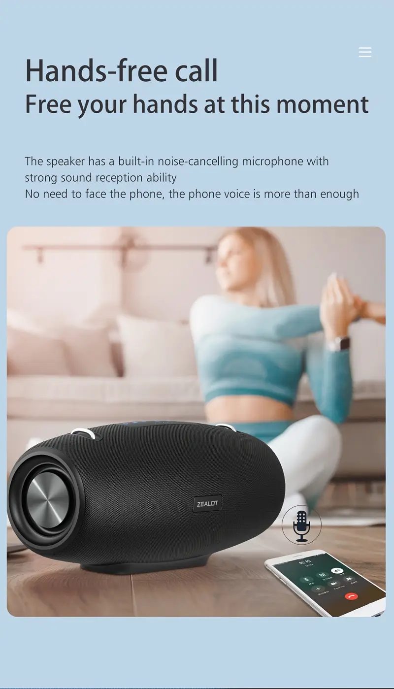   wireless   speakers with shoulder strap 60w dual pairing long   36 hour playtime high quality     smartphones tablets outdoor camping party details 9
