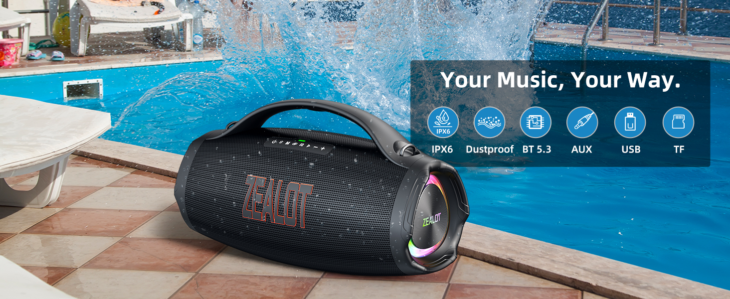 waterproof speaker wireless