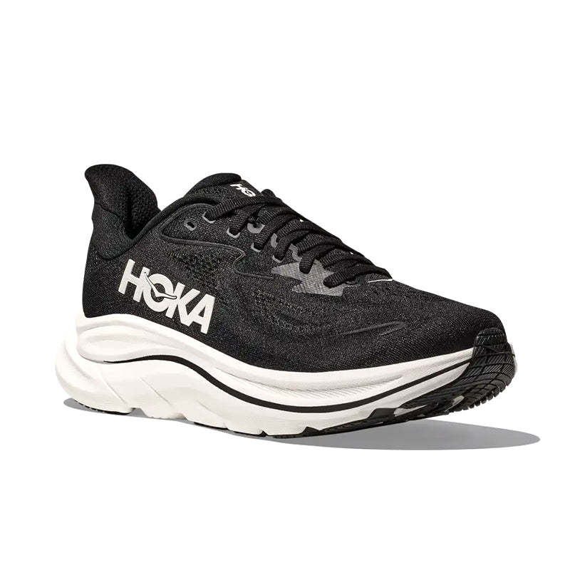 Women's Clifton 10 (WIDE) Black/White